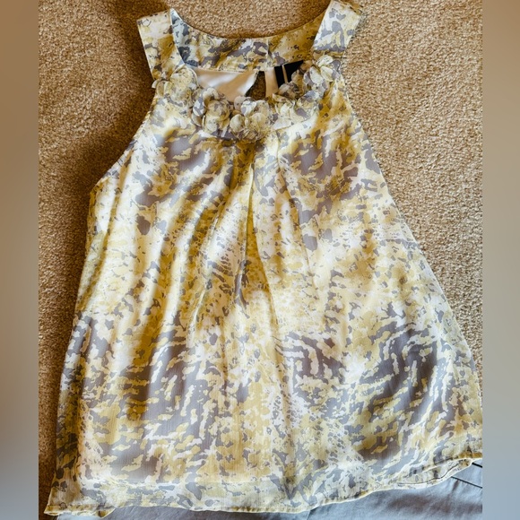 Shorts Top, size 10/PL, Yellow & Gray, EUC-Worn Once - Picture 3 of 11